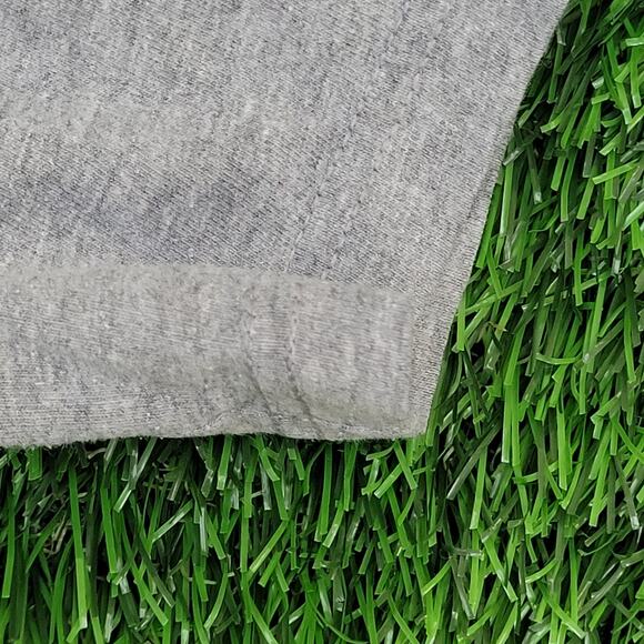 NIKE Shirt Medium 20x27 Heathered-Gray Neon Spellout - Picture 9 of 12